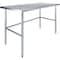 Amgood 30 in. x 60 in. Open Base Stainless Steel Metal Table WT-3060-RCB-Z - alternate 1